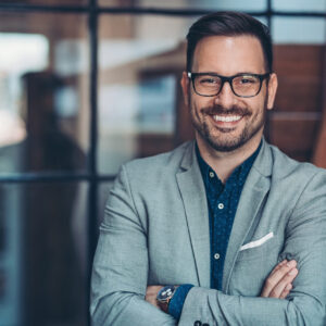 Portrait of a smiling businessman